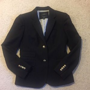 J crew schoolboy blazer in black